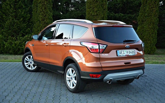 Ford Kuga cena 73900 przebieg: 86000, rok produkcji 2017 z Chodzież małe 781